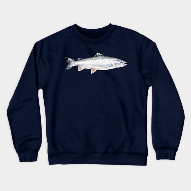 Atlantic Salmon Crewneck Sweatshirt by fishindecals